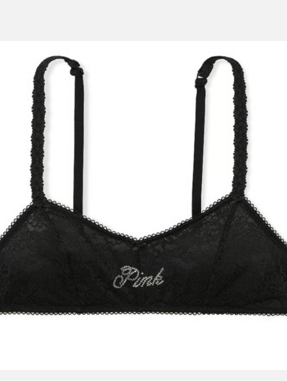 Victoria's Secret PINK BLING bralette LARGE Y2K